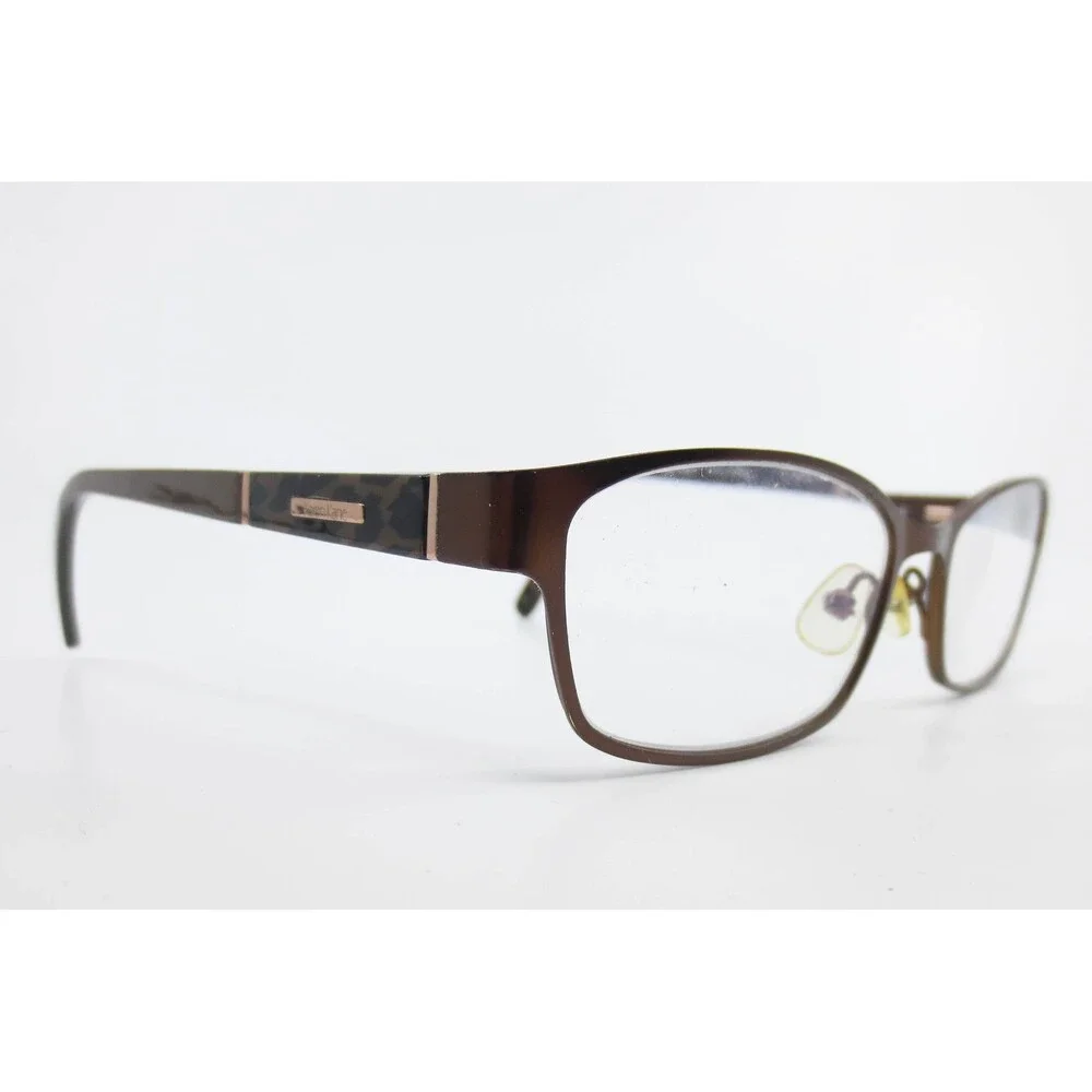Karen Kane Wood Rose Mocha Brown Tortoise Eyeglass Frames 53-16-135 Rectangular